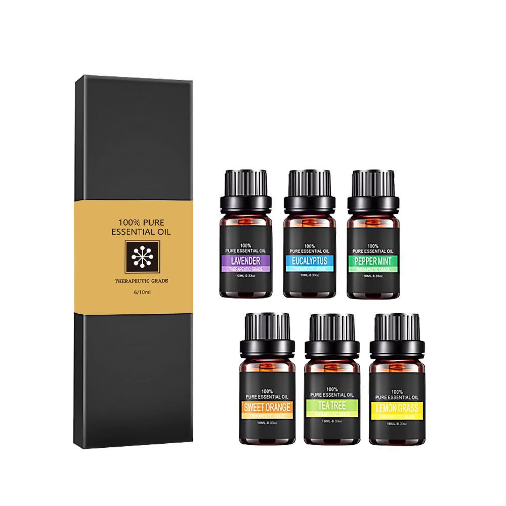 Water-Soluble Plant Essential Oil Set – 6/8/12 Bottles | Aromatherapy Diffuser Oils
