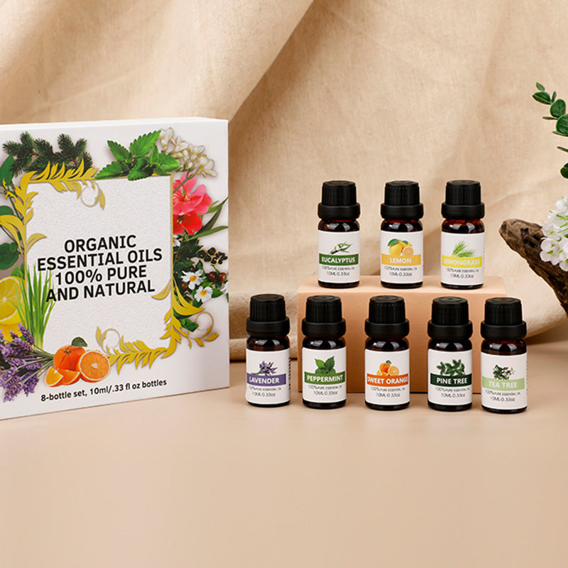 Water-Soluble Plant Essential Oil Set – 6/8/12 Bottles | Aromatherapy Diffuser Oils