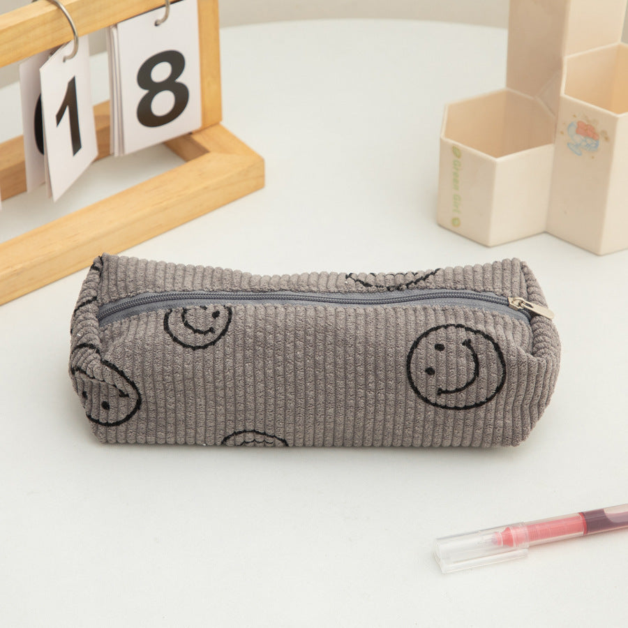 New Cute Cartoon Strawberry Cake Pencil Case Versatile Girly Stationery Storage Bag Large Capacity Pencil Ruler Stationery Box
