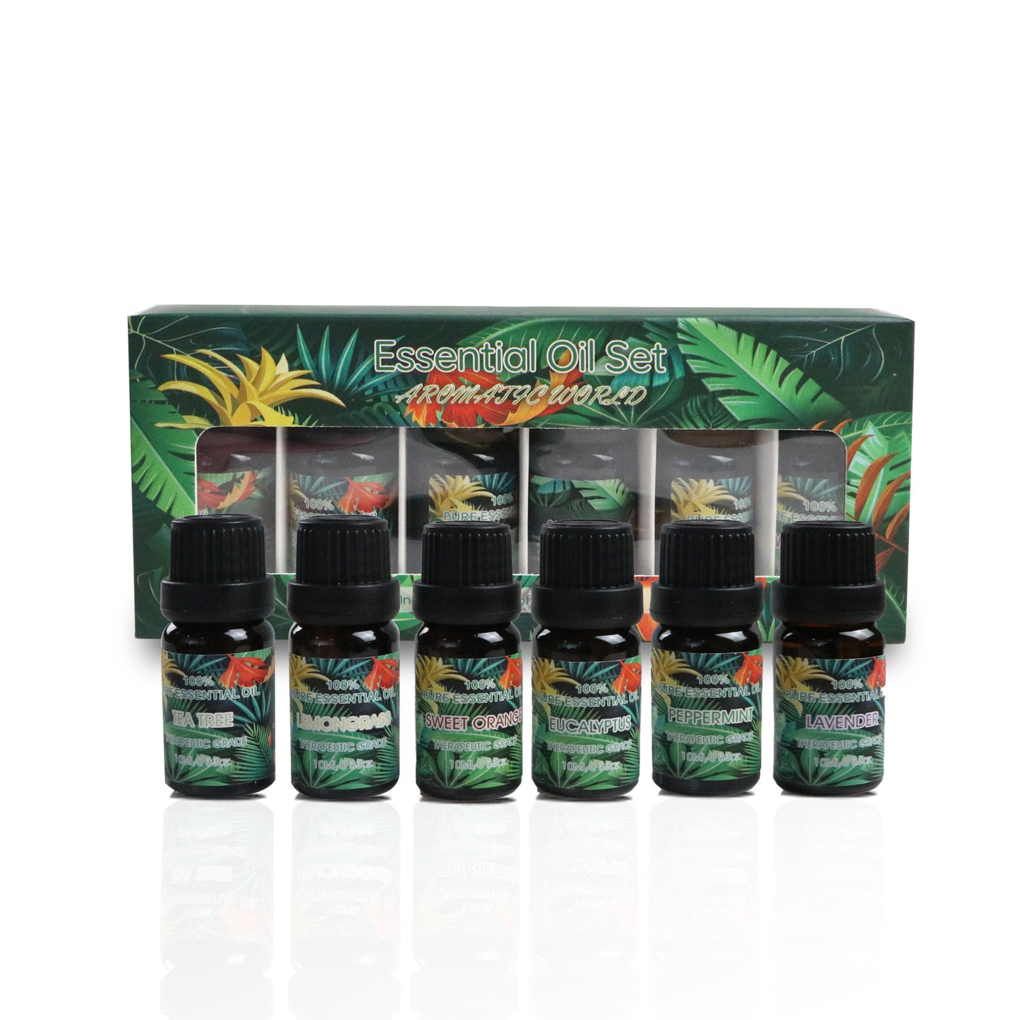 Water-Soluble Plant Essential Oil Set – 6/8/12 Bottles | Aromatherapy Diffuser Oils