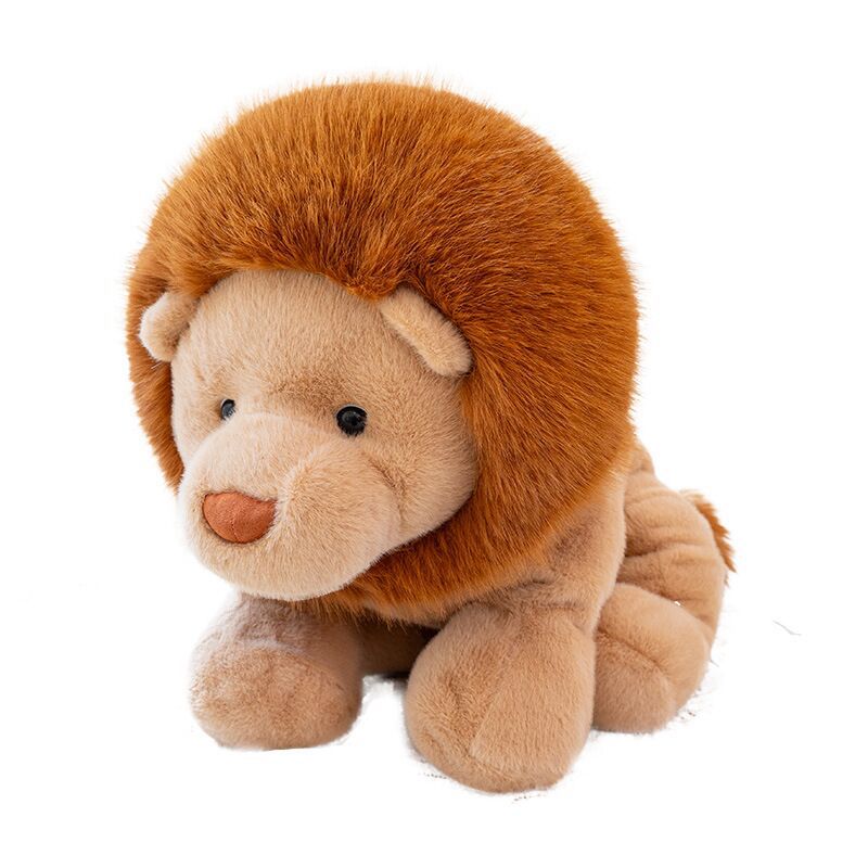 New Lion Plush Toy Stuffed Animal Little Lion Zoo Same Style Toy Children's Day Gift Doll Wholesale
