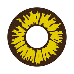 Halloween Explosion Yellow werewolf eyes
