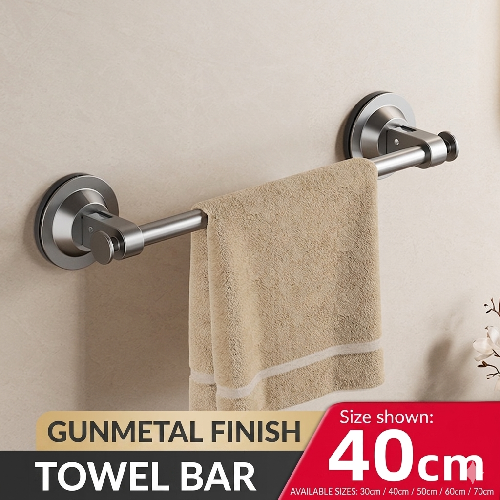Suction Cup Towel Rack