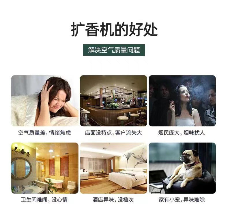 Electric Battery Fragrance Plug-in Dual-use Button Diffuser Bluetooth Control Aromatherapy Machine Bathroom Essential Oil Sprayer