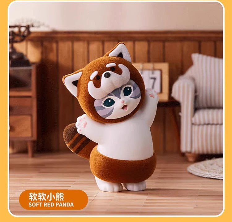 Genuine Cat Fortune Sandy Series Furry Party Blind Box Figurine Cute Cat Doll Gift Ornament Wholesale