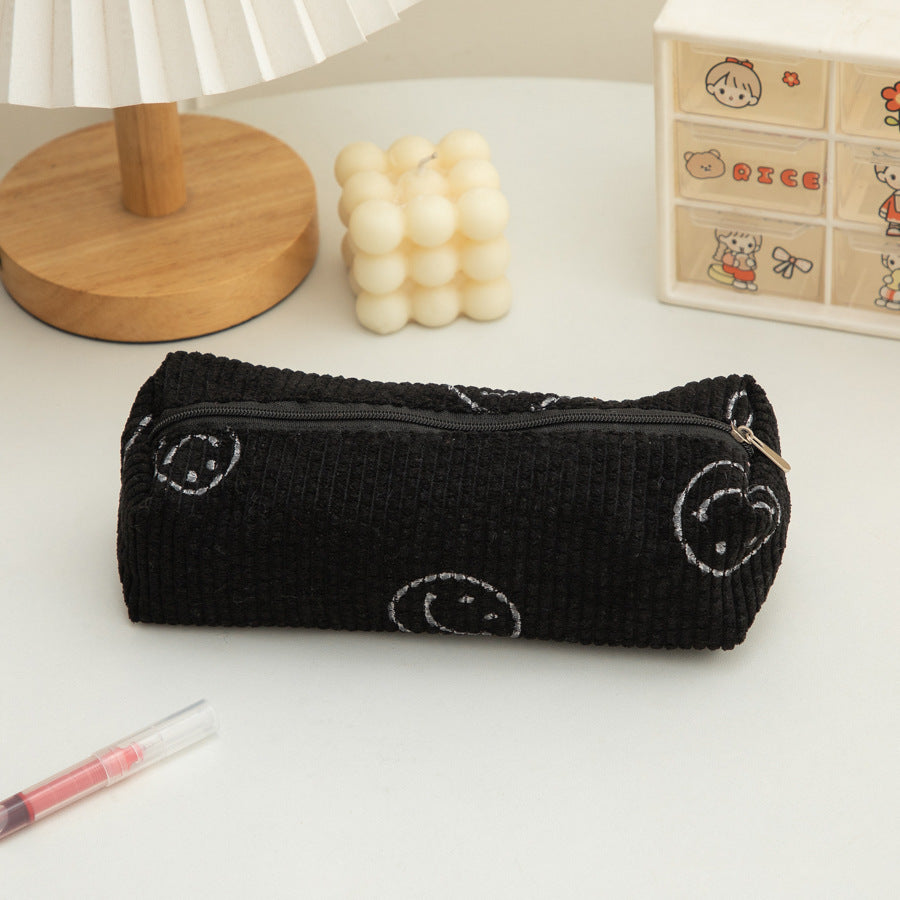 New Cute Cartoon Strawberry Cake Pencil Case Versatile Girly Stationery Storage Bag Large Capacity Pencil Ruler Stationery Box