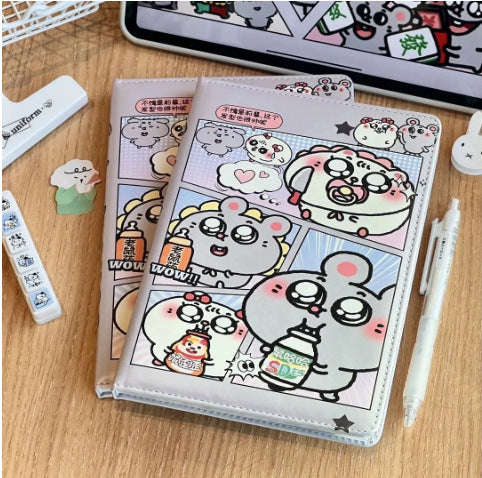 HelloKitty Color Page Cartoon Notebook Student Hard Shell Hello Kitty Notepad Girly Heart Journal