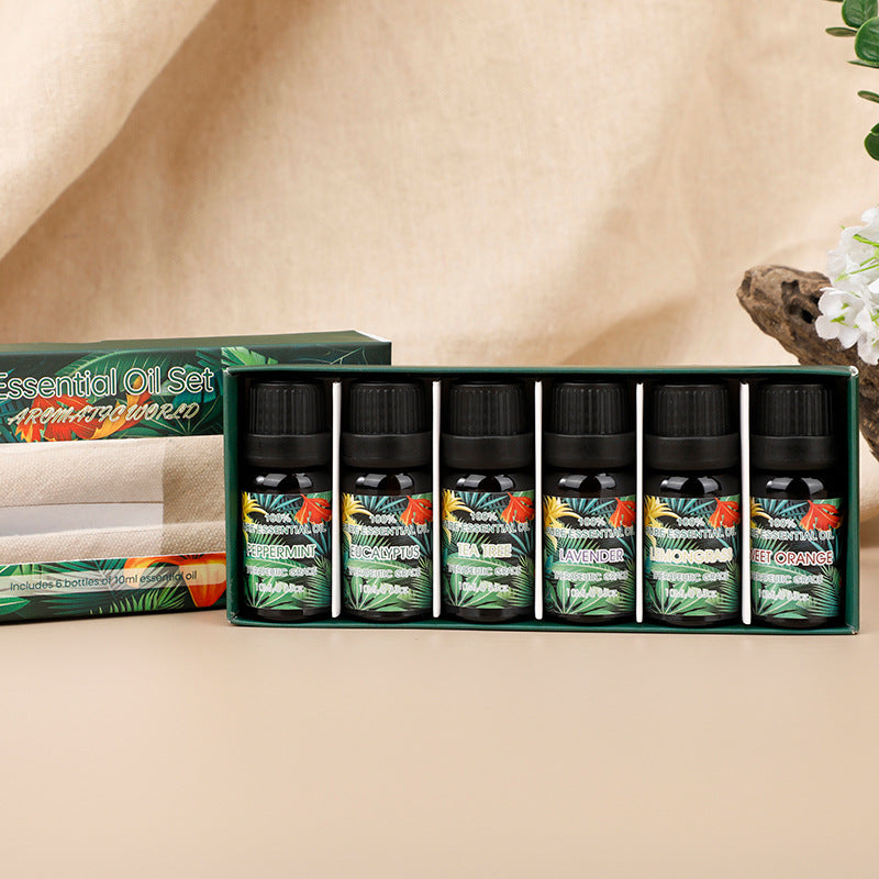 Water-Soluble Plant Essential Oil Set – 6/8/12 Bottles | Aromatherapy Diffuser Oils
